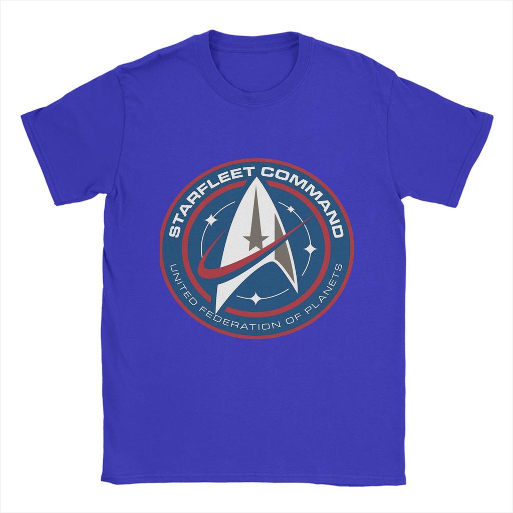 S-Stars T-Treks Discovery Starfleet Men's T Shirts  Novelty Tees Short Sleeve O Neck T-Shirt 100% Cotton New Arrival Clothing