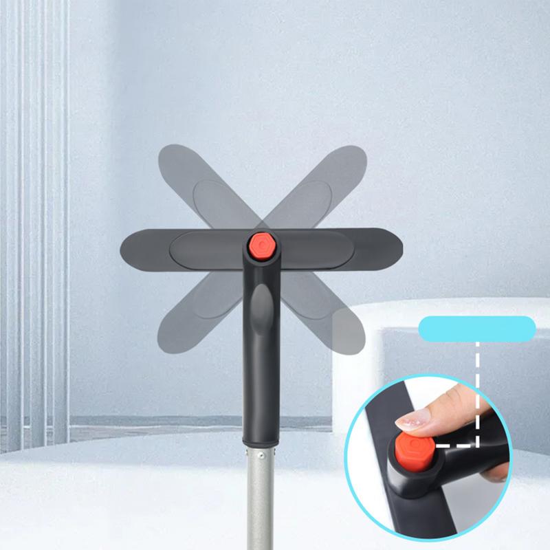 Ice Scraper For Car 360 Rotating Windshield Ice Scraper With Detachable Handle Flexible Snow Ice Scraper Practical Car Snow