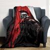 1pc Spartan Warrior Throw Blanket Soft Flannel, Cozy All Season Polyester Perfect for Home, Office