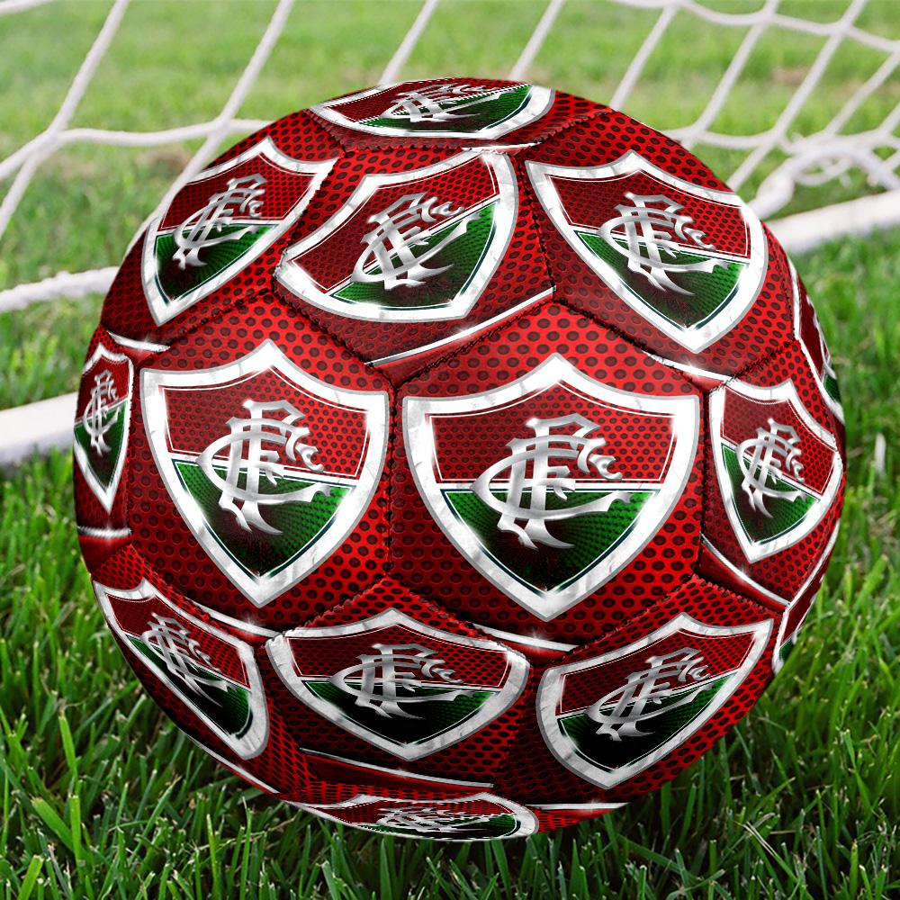 Flumi-nense Mandala Pattern Printed Size 5 Soccer Balls, High-Quality, Anti-Slip, Protective Football, A Unique Gift , Birthdays, Christmas Gifts