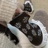 Women's Autumn and Winter Fashion New Florets Wool Heat Storage Tube Socks