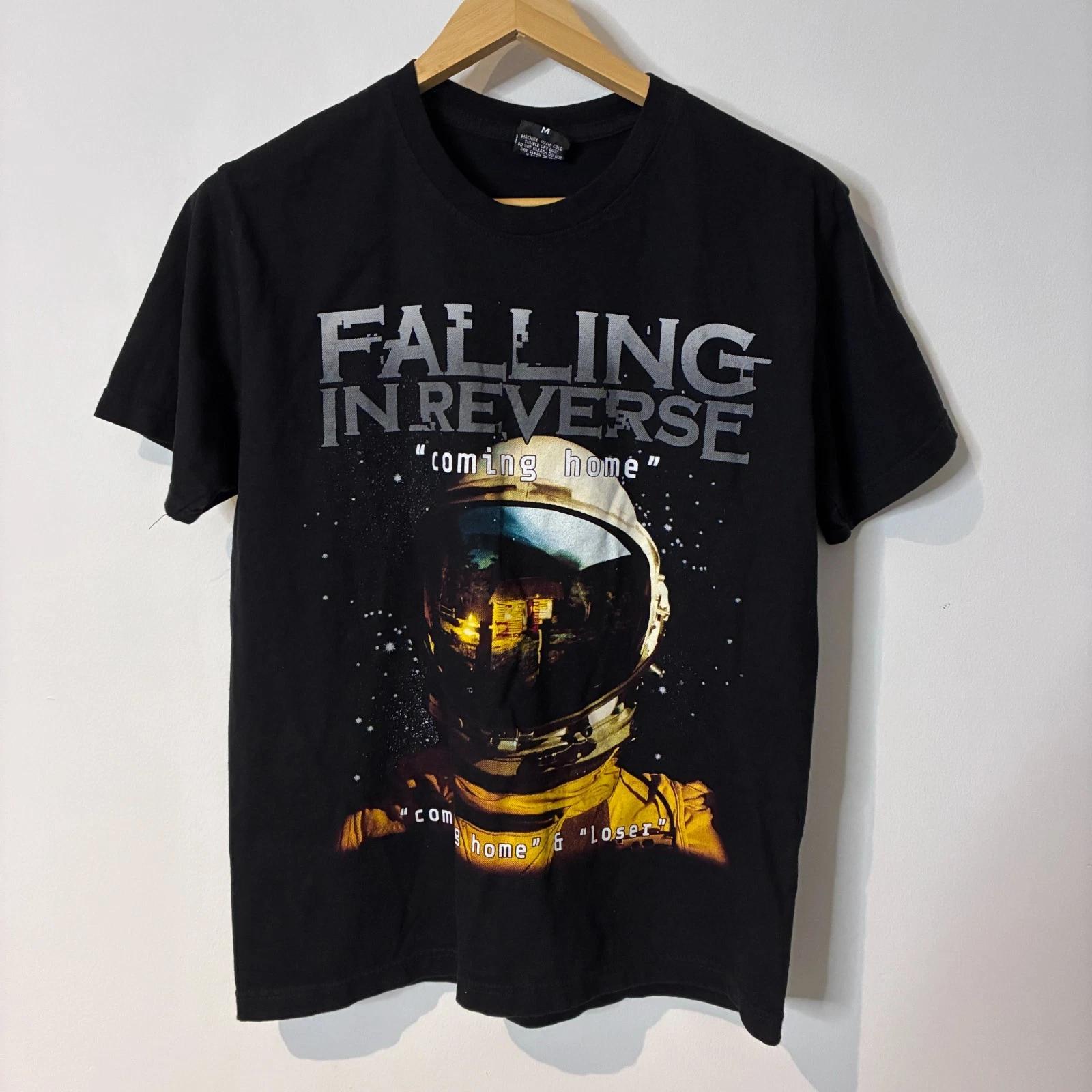 Falling In Reverse Shirt Mens Medium Black Coming Home Rock Band Music Promo 2XL