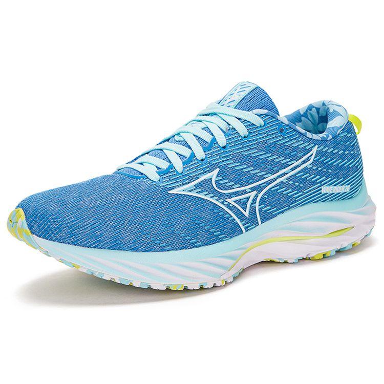 Roxy X Mizuno Wave Rider 26 Rutschfeste Strapazierfähige Atmungsaktive Low-Top Laufschuhe Damen Sneaker Himmelblau J1GD225872