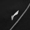 Li-Ning Fitness Series Sports Round Neck Slim Fit Versatile Comfortable Casual Long Sleeve T-Shirt Women T-Shirts Black ATLV268-4
