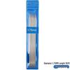 15cm Short Stainless Steel Knitting Needles Set - Straight Sweater Needles for Handmade DIY Dolls