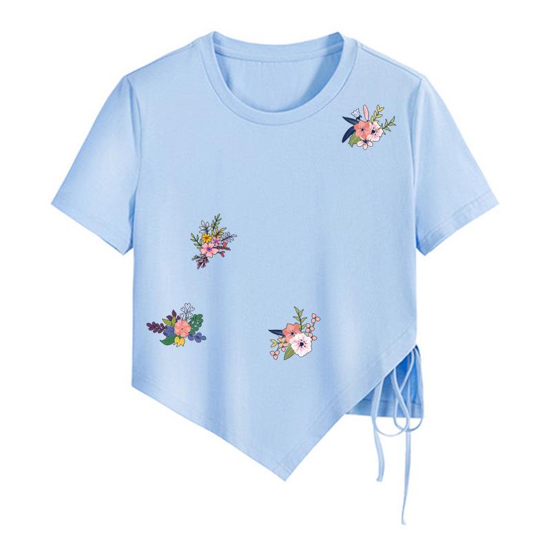 New Full-Page Flower & Butterfly Heat Transfer Sticker