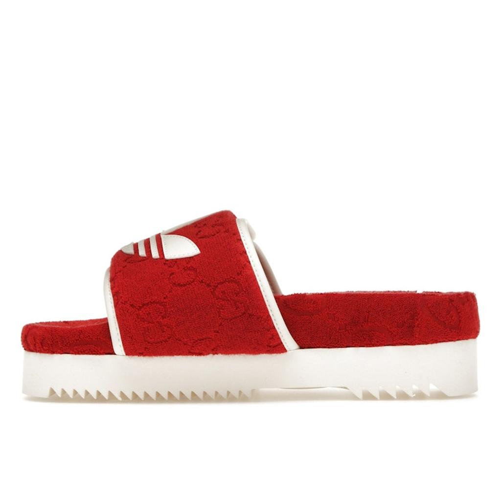 Adidas GG Platform Sandal Red Cotton Sponge Women Sneakers 702398-UU010-6560