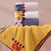 2Pcs Coral Velvet Towel Thickens Absorbs Water Soft Cute Home Bathroom Supplies Children Adult Supplies
