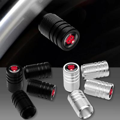 4Pcs Tire Stem Valve Caps Rustproof Vibrant Color Universal Fit Simple