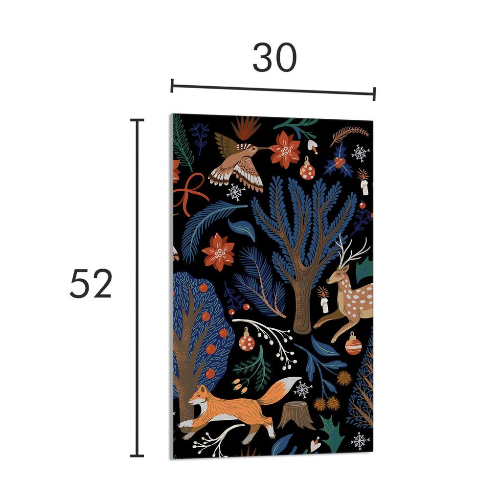 SZKLANA DESKA DO KROJENIA 30x52 Zwierzęta