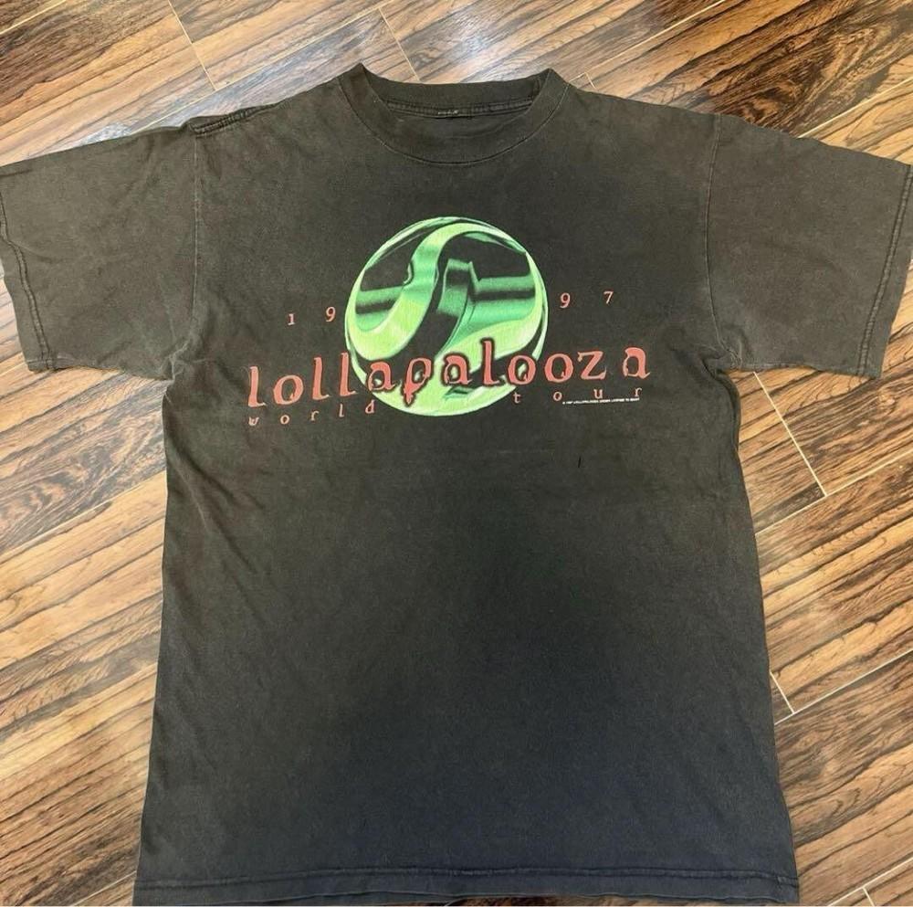 Lollapalooza Vintage Black Cotton All size S-345XL Gift Friends 1HRC81 Unisex T-Shirt