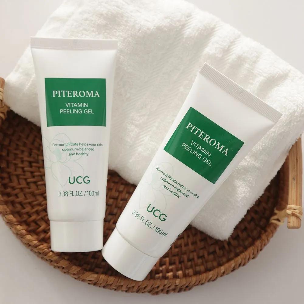 Piteromah Гипоаллергенный Коллагеновый Витаминный Пилинг-Гель Гоммаж для Эксфолиации Лица