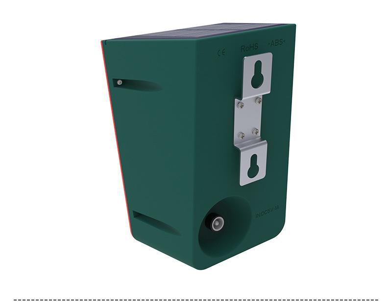 Solar-Powered Animal Repeller: High-Volume Sound and Light Alarm To Deter Wildlife from Cornfields