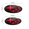 Acrylic Car Front Hood Emblem Rear Trunk Badge Sticker Logo for Subaru Forester 2017 2018 2019 2020 2021 Auto Accessories bb1