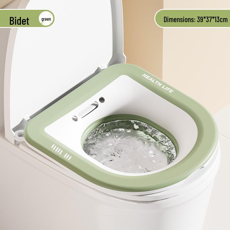 Foldable Sitz Bath Basin for Postpartum and Pregnancy Care - Toilet-Style Wash Basin for Intimate Hygiene