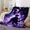 Customiz Name Personality Solo Leveling Blanket Soft &Warm Sofa Office Bed Travel Lunch Break Blanket, Gift Suitable All Seasons