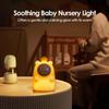 Capybara Lamp Squish Silicone 3-level Touch Sensor Novelty LED Animal Nursery Light For Home Office Bedroom Living Room Study
