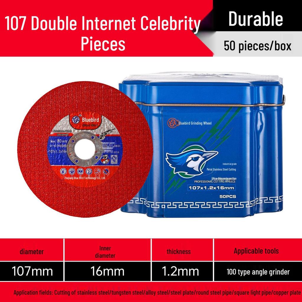 Bluebird Ultra-Thin Stainless Steel Angle Grinder Disc for Cutting, Grinding, and Polishing Metal
