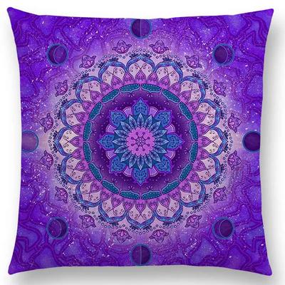 Splendida Federa per Cuscino Mandala Decorativa Fantasia Floreale Colorata Cristallina Decorazione per la Casa Cuscino da Divano