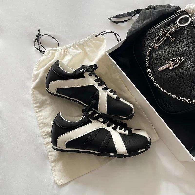 Shoes for Women 2025 Hot Sale Front Lace-up Women's Vulcanize Shoes Color Matching New Best Seller Outdoor Casual Shoes