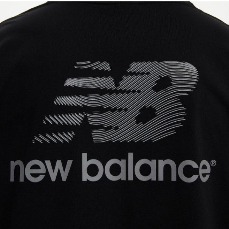 New Balance Short Sleeve Tee Nqj Nbnee22623 19 Uni Frozen Cool Big Logo Short Sleeve Tee