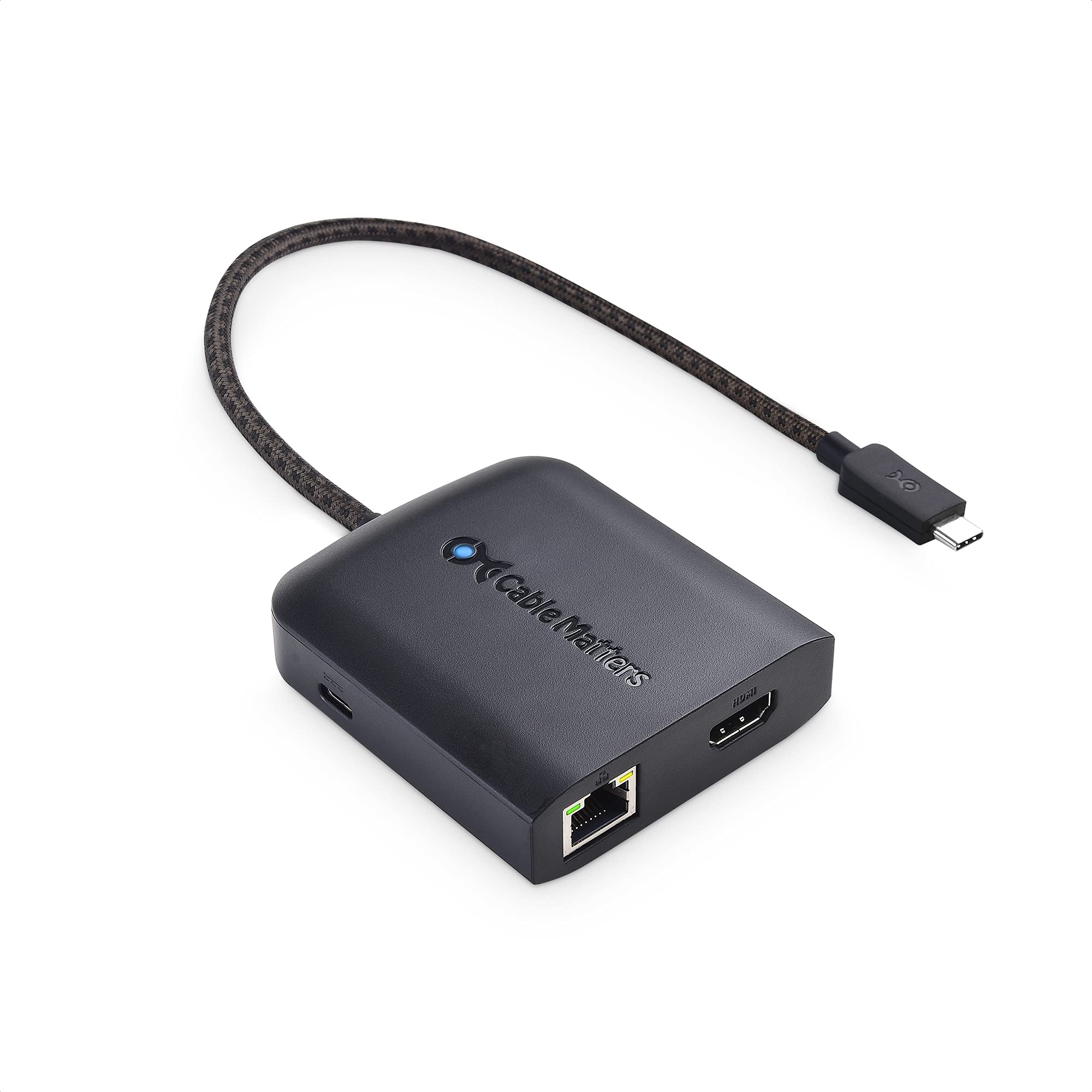 

Cable Matters Зарядка PD 8K 4K 120 Гц HDMI USB C Хаб USB Type C HDMI Док 4K 2 порта USB Gigabit Ethernet Черный Thunderbolt 4 USB4 Совместимый с чёрный