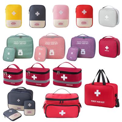1/3PCS Oxford Cloth Medicine Bag Portable First Aid Kit Travel Large Capacity Medical Bag Drug Storage Bag Three Piece Set