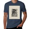Xenomorph Linocut Tshirt Daily Wear Print Tshirt
