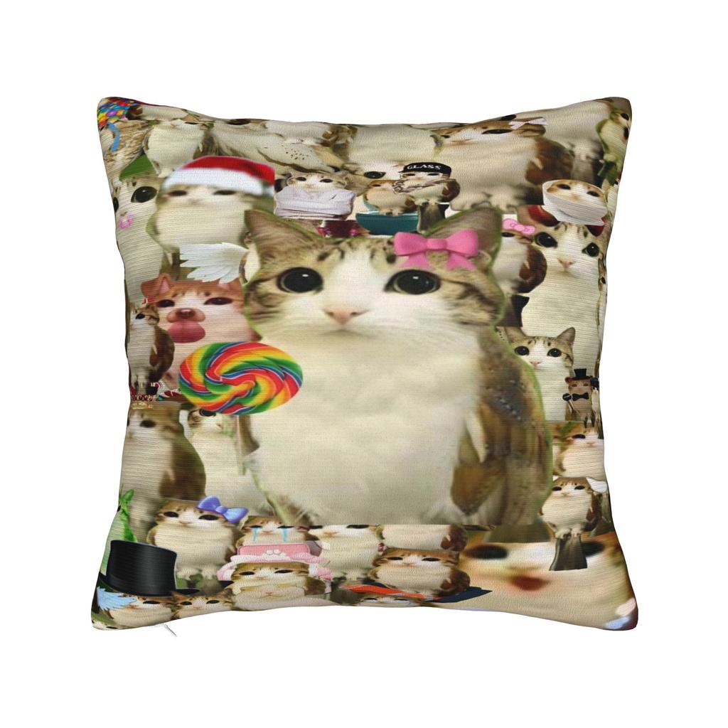 Cat Owl Funny Meowl Cat Meme Pillowcases Morden Pillow Case For Sofa Bedroom Home Decor Custom Pillow Cover