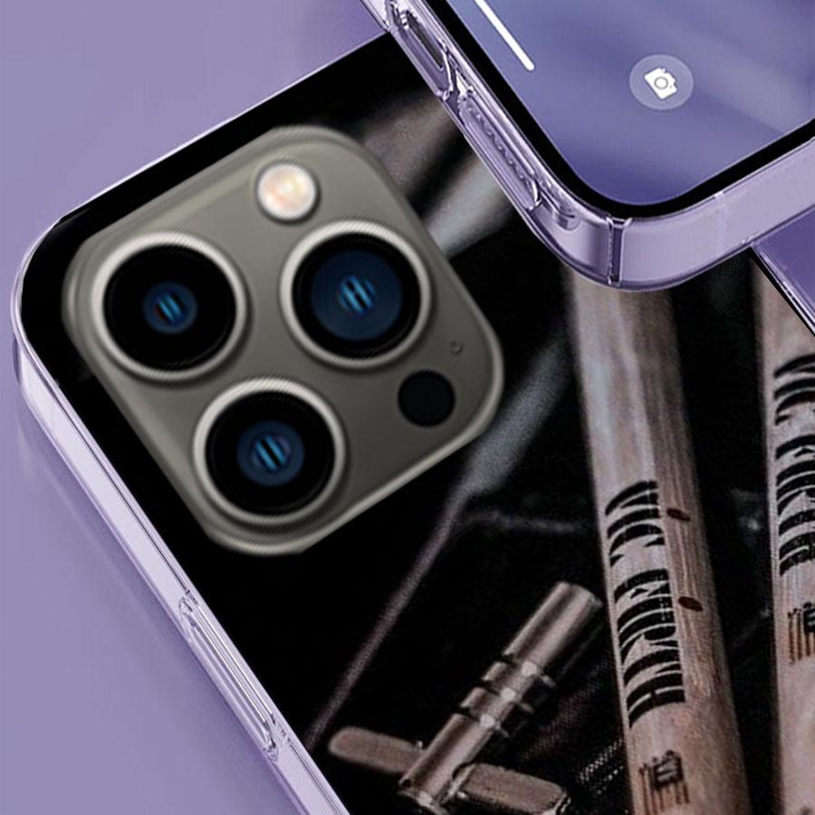 Musical Instrument Drum rock Phone Case For Apple Iphone 16E 16 17 Pro Max Air 15 Pro 14 Plus 12 13 Mini Cover Cute Fund