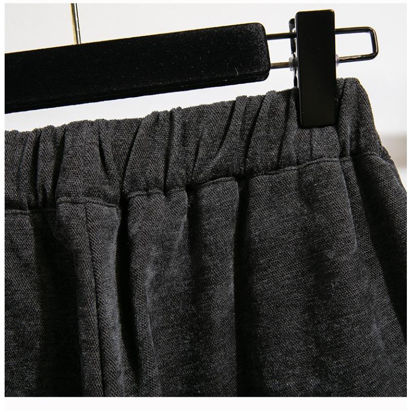 Dimanaf 2025 Autumn Plus Size Corduroy Trousers New Women Clothing Fashion Loose Pleated Red Pants