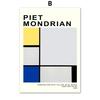 Piet Mondrian Exhibition Poster Modern Abstract Geometric Wall  Prints Canvas  Nordic Pictures For Living Room Decor