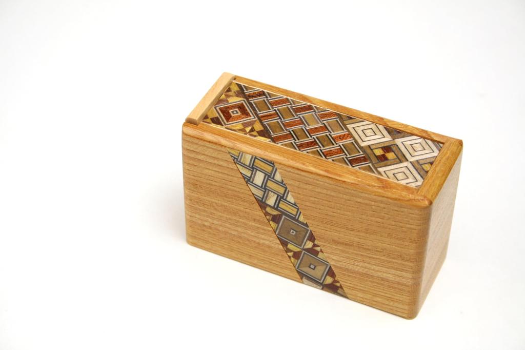 Parquetry Toothpick Holder