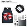 N-Narutoes Akatsukis Laptop Backpack Men Women Basic Bookbag for School College Students Anime Bags