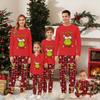 Cartoon Letters Print Family Matching Long Sleeved Parent-child Suit Home Clothes Suit Fall