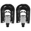 1 Pair Aluminum, Bike   Pedals Foldable   Pedals Alloy Folding and Spare Parts Outdoor Cycling Accessory
