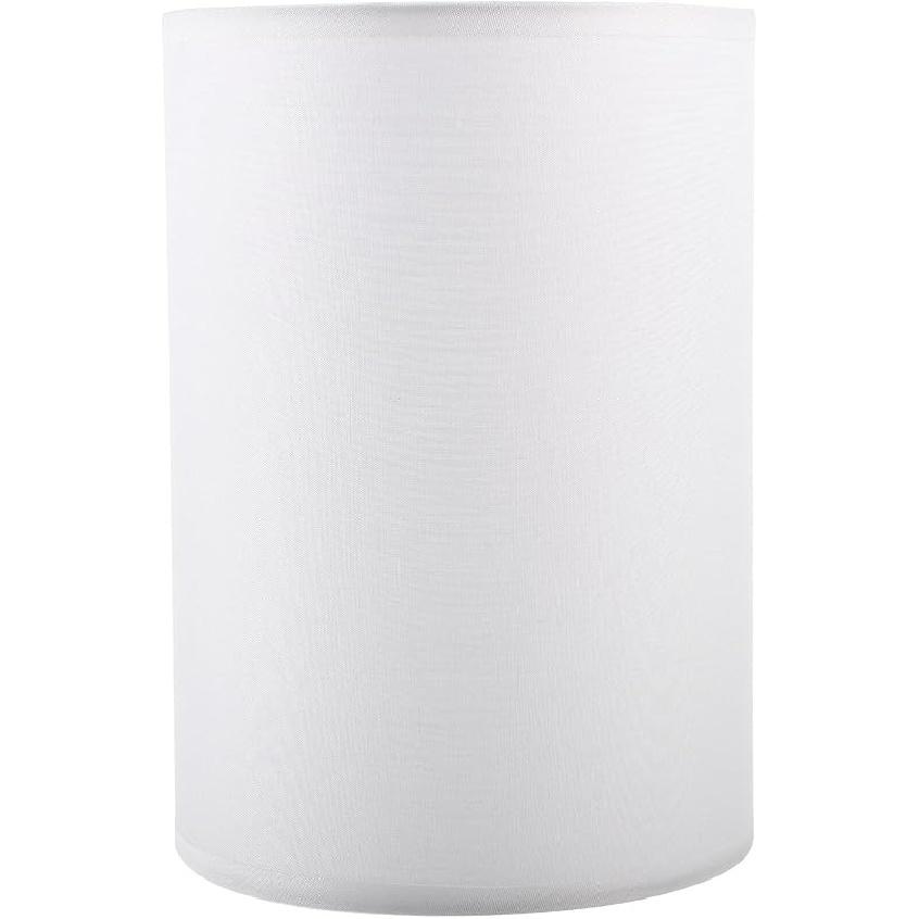 Lamp Shade Round Burlap Lampshade for E27 Bulbs Decorative Lamp Cover for Living Room Bedroom Study