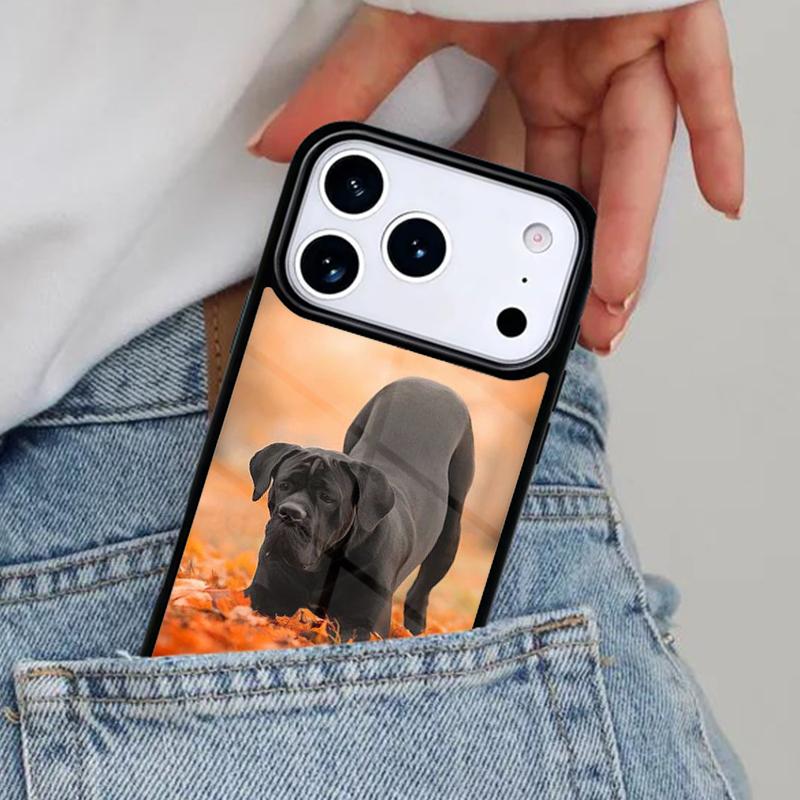 Italian Mastiff Cane Corso Phone Case for iPhone 16e 15 14 13 12 17 Pro Max Plus Air 17pro Cover Coque