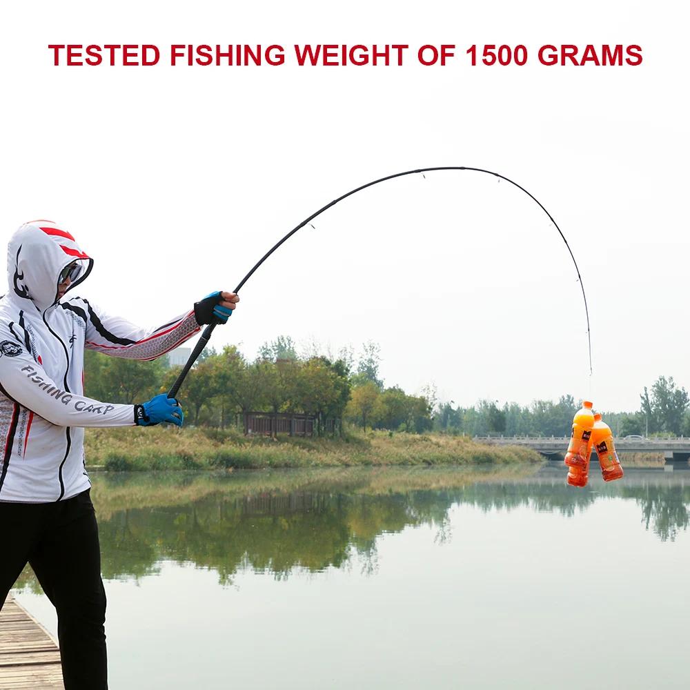 Portable 4 Section 5 Section Fishing Rod 1.8m 2.1m Carbon Fiber Fishing Rod Spinning Rod Carp Fishing Tackle