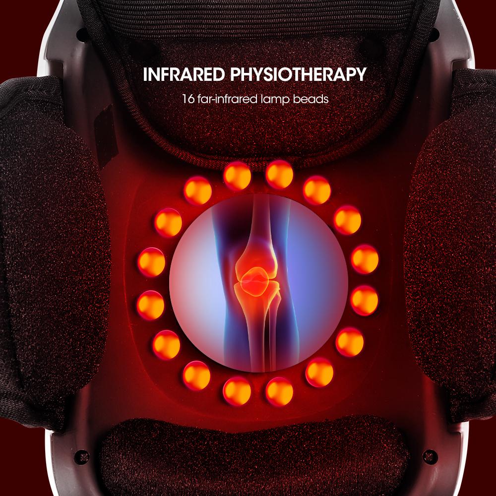 Electric Knee Massager with Infrared Heat and Vibration Knee Pain Relief for Relieve Joint Pain Stiffness Gift for Parents