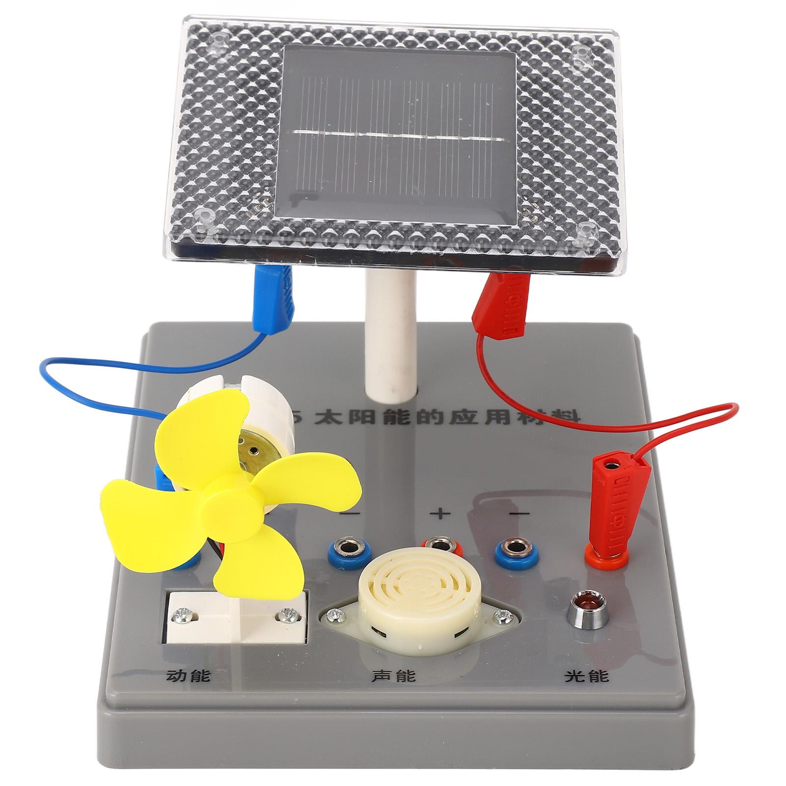 Energy Power Generation Experiment Rugged Durable Solar Cell Experiment Equipment for Junior School High School plastic