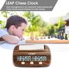 LEAP Chess Clock Digital Chess Timer with Delay and Bonus Professional for Board Games Timer Wood Grain Color3
