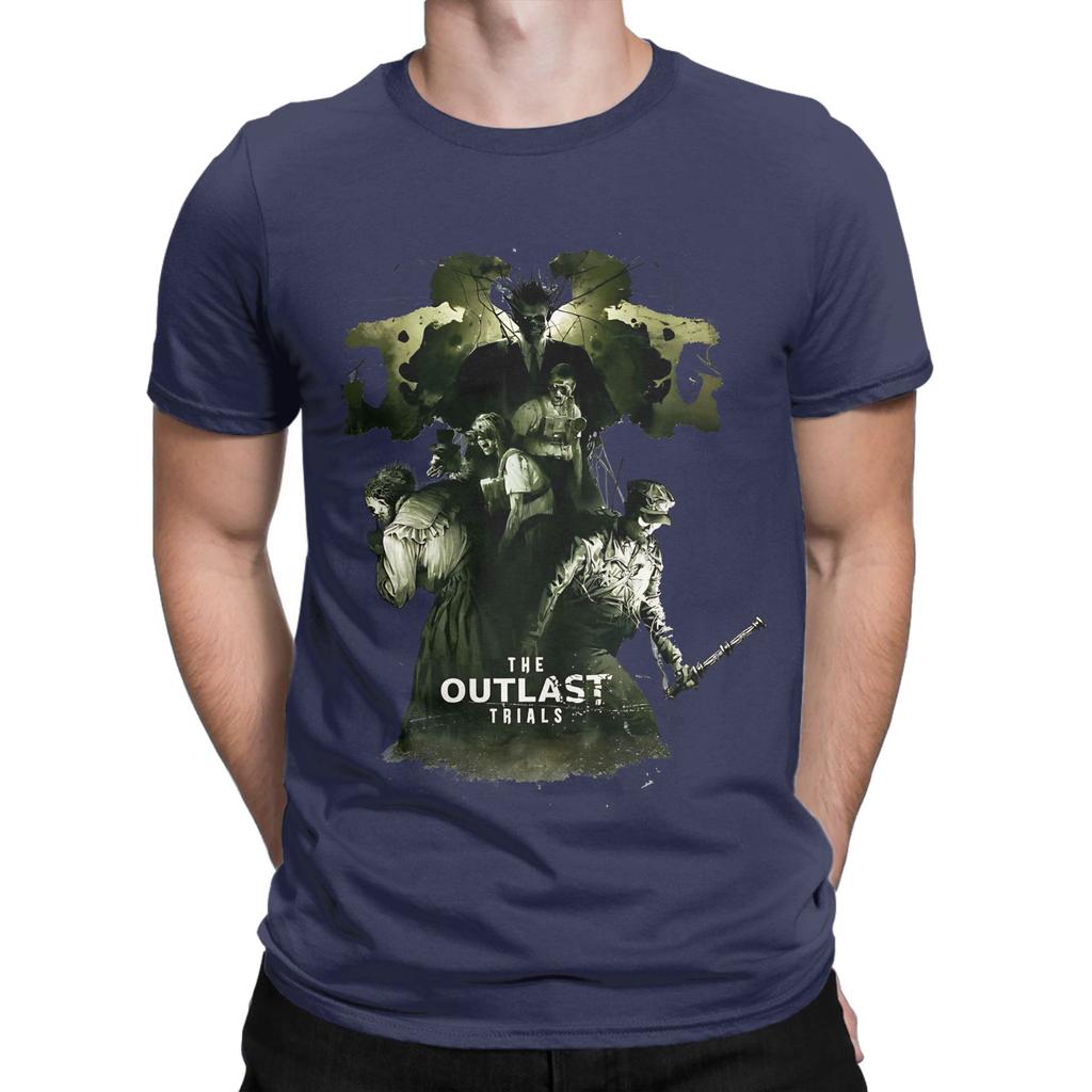 The Outlast Trials Artwork Unisex T Shirt Cool Tees Short Sleeve O Neck Tshirt 100 Cotton Gift Idea Clothing