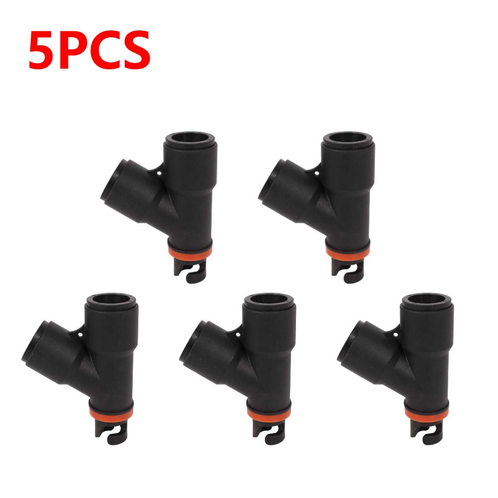 Air Valve Adapter Inflatable Rowing Rubber Boat Paddle Canoe Kayak Air Valve Pump Compressor Converter 2 Head for SUP Board