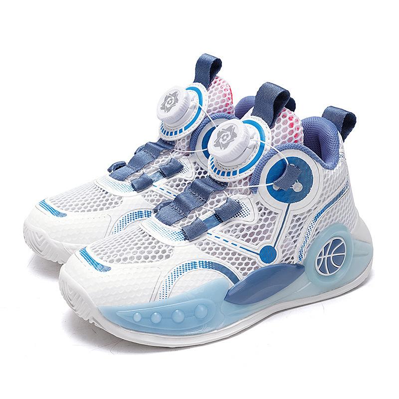 2025 boys shoes spring and autumn children's mesh breathable sports shoes medium and older boys boys rotating dunk sneakers summer