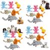 Handcrafted Animal Pet Toys For Dogs Featuring Colorful Cotton Rope Durable Chew Duck Giraffe Moose Ideal For Interactive Playtime
