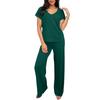 Women's Knit Loungewear Two-Piece Set with Pockets for Casual Home Wear