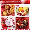 5/10Pcs Love Heart-Shaped Snack Candy Tray Small Dinner Plate Set Household Serving Plate