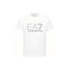Letter Logo Pattern Printed Round Neck Short Sleeve T-Shirt Men Tops White 3KPT81-PJM9Z-1100