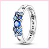 NEW Fashion 925 Silver Simple Infinity Finger Ring For Women Sparkling Twisted Stackable Rings Popular Anillo Engagement Jewelry
